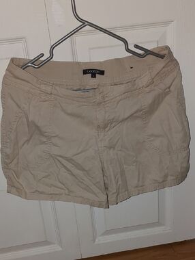 George Women's Light Beige Casual Bermuda Shorts